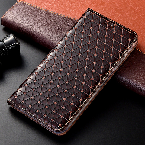 Luxury Diamond Genuine Leather Case For Sony Xperia L1 L2 L3 X XA XA1 XA2 XA3 Plus Ultra Flip Cover ► Photo 1/6