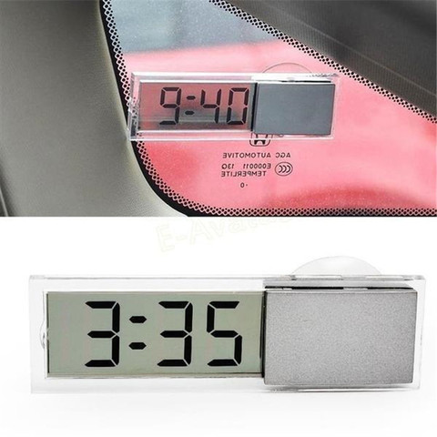 transparent lcd screen clock