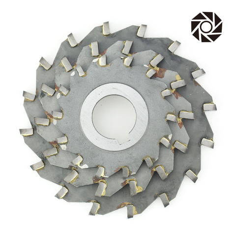 Three sided indexable disc saw milling cutter alloy tungsten steel tool cnc blade maching flat carbide tools ► Photo 1/6