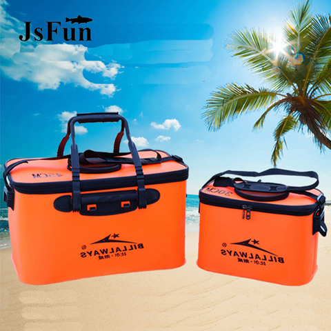 Portable EVA Fishing Bag Collapsible Fishing Bucket Large Capacity Live Fish Box Camping Hiking Water Storage Bag PJ212 ► Photo 1/1