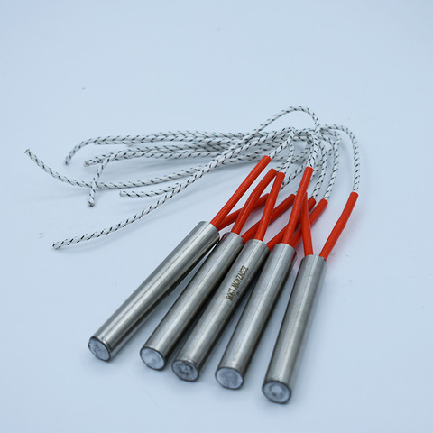 5pcs 12mm Dia. Stainless Steel Tube Cartridge Heater 12x50mm 12x80mm 12x100mm 110V/220V/380V Heating Element Heater ► Photo 1/5