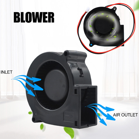 Brushless DC Blower Fan Ultra Quiet Cooling Fan 2 Wires 5015S 12V 0.14A 50x15mm NC99 ► Photo 1/6