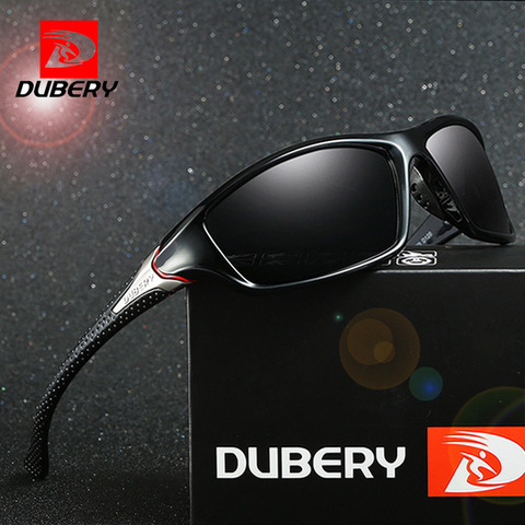 DUBERY Polarized Night Vision Sunglasses Men's Driving Sun Glasses For Men Square Sport Brand Luxury Mirror Shades Oculos120 ► Photo 1/5