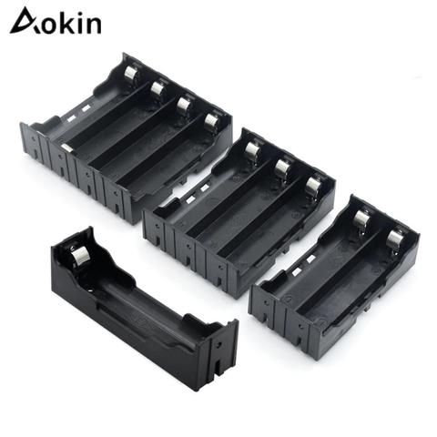 ABS 18650 Power Bank Cases 1 2 3 4 Slot Way 18650 Battery Holder Storage Box Case Plastic Batteries Container With Hard Pin ► Photo 1/6