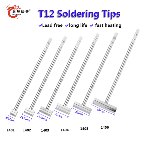 Gudhep T12-1401 1402 1403 STM32 Soldering Station DIY Welding Tip Soldering Iron fm2028 For FX951  fm203 Tin Repair Tools ► Photo 1/6