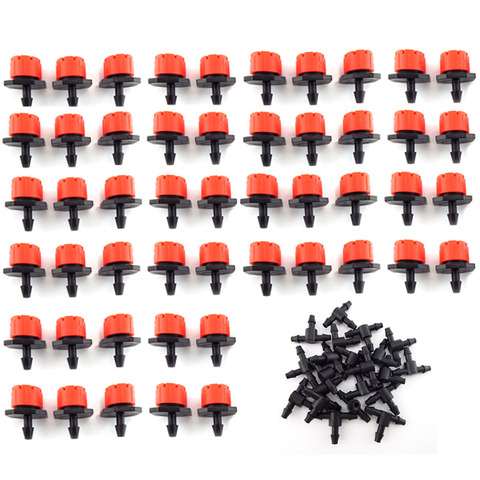 50x mirco drip irrigation watering sprinkler Nozzles Flow Dripper 8 Holes Drip Head Scattering Spray Garden self watering tools ► Photo 1/6