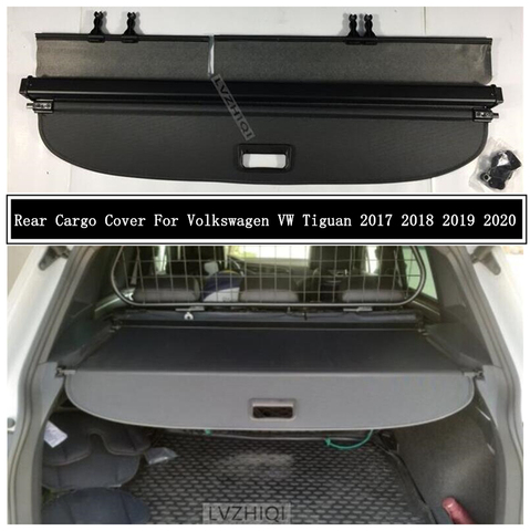 Rear Cargo Cover For Volkswagen VW Tiguan 2017 2022 Partition Curtain Screen Shade Trunk Security Shield Accessories ► Photo 1/5