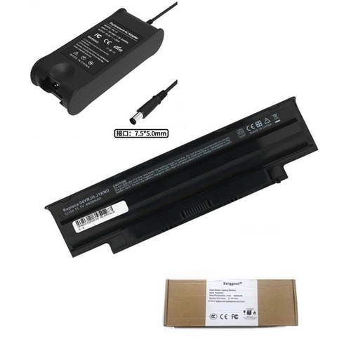 4400mAh 04YRJH J1KND Laptop Battery +19.5V 4.62A AC Power Charger for Dell Inspiron 15 3520 3521 Vostro 1450 1540 1550 3450 3550 ► Photo 1/1