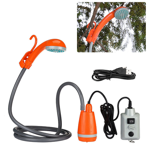 Outdoor Camping Shower Pump Head Portable Rechargeable Shower For Climbing Hiking Traveling Equipment ► Photo 1/6