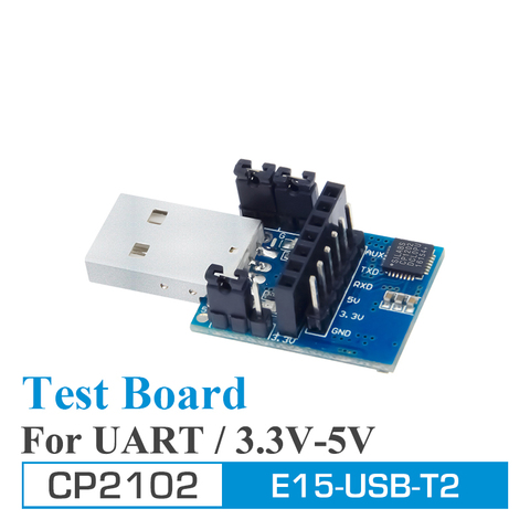 2pcs/lot Test Board USB UART CP2102 E15-USB-T2 ebyte UART USB to TTL 3.3V 5V Wireless Adapter For RF Serial Module ► Photo 1/2