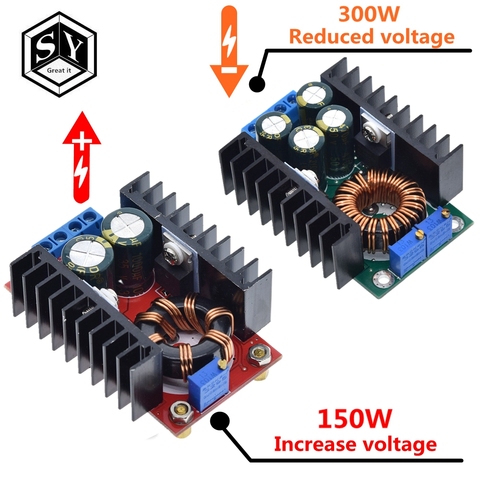 1PCS GREAT IT DC DC 9A 300W 150W Boost Converter Step Down Buck Converter 5-40V To 1.2-35V Power module XL4016 ► Photo 1/6