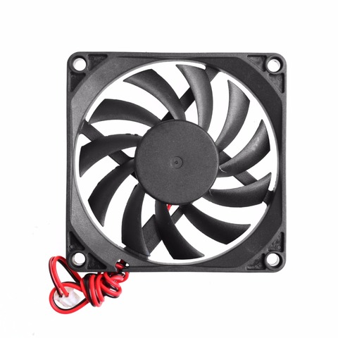 12V 2-Pin 80x80x10mm PC Computer CPU System Heatsink Brushless Cooling Fan 8010 New Drop shipping-PC Friend ► Photo 1/6