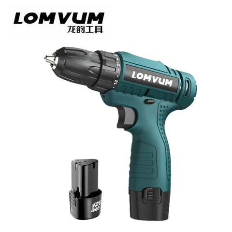 LOMVUM 12V Electric Screwdriver Mini Cordless Screwdriver Additional Battery Charging Electric Drill Driver Power Tool ► Photo 1/5
