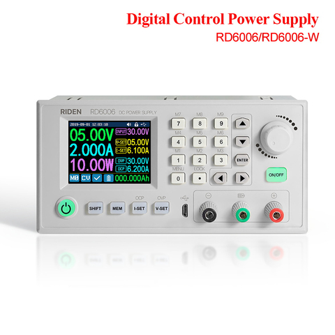 RD RD6006 RD6006W DC - DC Voltage current converter voltmeter 60V 6A USB WiFi Step-down Power Supply module buck Voltage 40%off ► Photo 1/6