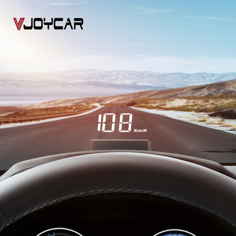 Vjoycar VH60 Car Head Up Display HUD Gauge Auto Display with Sunshine Hood Overspeed Alarm Windshield Projector RPM PK A100 ► Photo 1/6