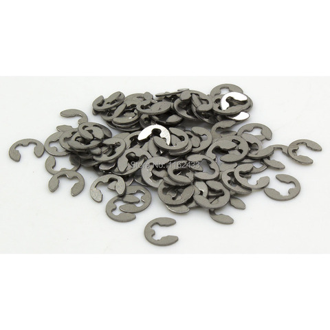 100pcs/lot FCCE01 3mm 3.5mm 4mm 5mm diameter 304 stainless steel E clip washer 3 3.5 4 5 mm circlip jump ring ► Photo 1/4