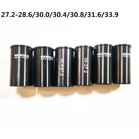 Bike Seatpost Adapter 27.2 To 28.6mm 30.0mm 30.4m 30.8mm 31.6mm 33.9mm For T20 T30 aka For Suntour For ZOOM ► Photo 1/6