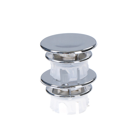 2pcs/lot Basin Sink Round Overflow Cover Ring Insert Replacement Tidy Chrome Trim Bathroom Accessories ► Photo 1/5