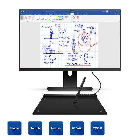 XP-Pen Star G640 Graphics Tablet Digital tablet Drawing for OSU and drawing 8192 Levels Pressure Art Online Education Meeting ► Photo 1/6