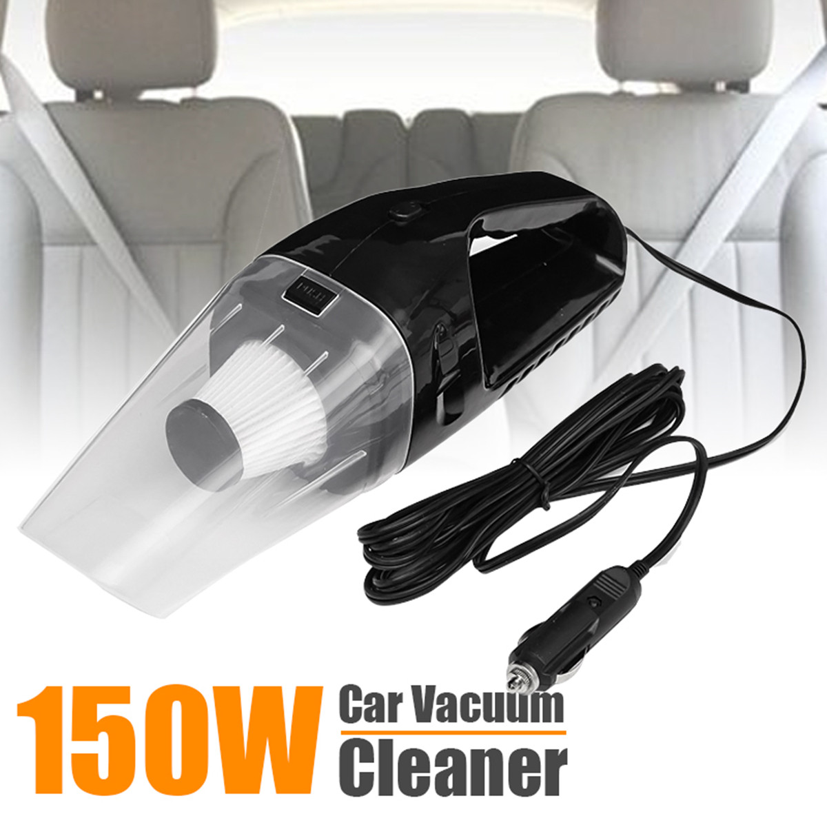 Car Vacuum Cleaner Wet&Dry Portable Handheld Auto Vacuum Cleaner For Car 
