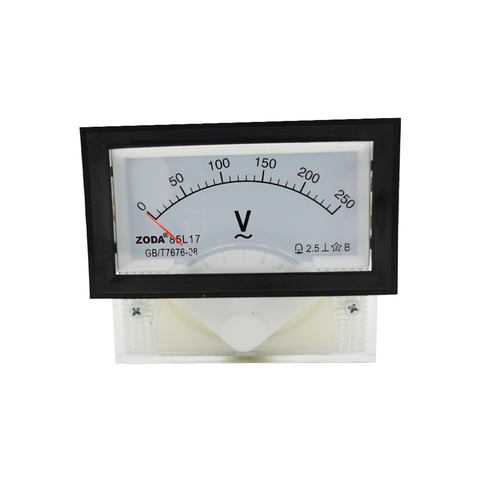 1PC 85L17-V 250V 300V 450V 500V AC Direct Analog Meter Panel Gauge AC Voltage Current Meter 70*40MM Voltmeter Voltimetro ► Photo 1/5