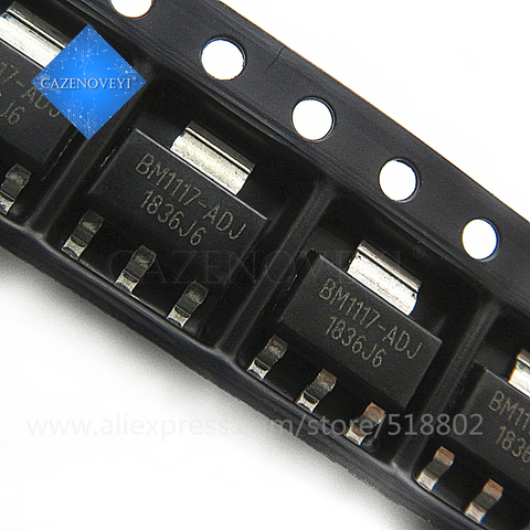 5pcs/lot LM1117IMPX-3.3 N05B LM1117IMPX-5.0 N06B LM1117MPX-ADJ N03A BM1117-ADJ BM1117 SOT-223 In Stock ► Photo 1/1