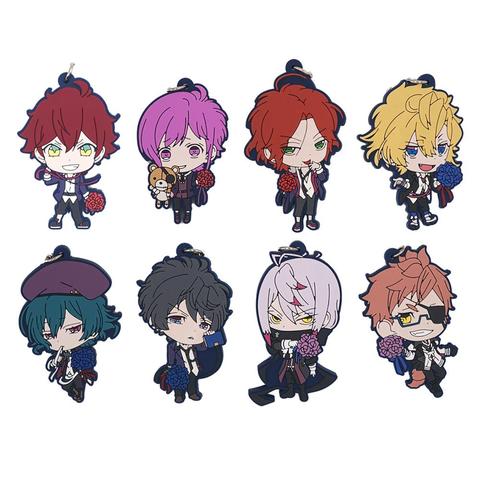 DIABOLIK LOVERS Anime Ayato Kanato Sakamaki Laito Mukami Kou Azusa Ruki Tsukinami Carla Shin Rubber Keychain ► Photo 1/1