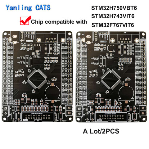 STM32H7 Empty Development Board DIY Welding Arm Cortex M7 MCU STM32H750VBT6 STM32H743VIT6 STM32F767VIT6 LQFP100 2PCS ZL-10 ► Photo 1/5