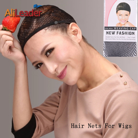 1-5 PCS Hairnet For Wigs Black Breathable Hair Net Wig Cap For Weaving Free Size High Elasticity Nylon Mesh Wig Cap Nets ► Photo 1/6