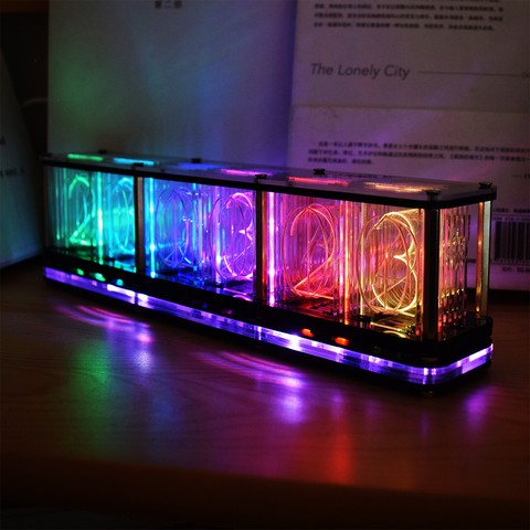 DS3231 Digital LED Alarm Clock Kit Large Font 6-digit Electronic Clock Bulk Music Spectrum Module DIY Featuring Voice Wake Up ► Photo 1/6