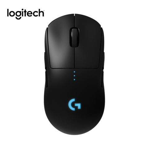 Logitech G Pro Wireless Top Gaming Mouse Lightspeed For ESports Hero16K Sensor RGB Lighting  Wireless Charging Dual ► Photo 1/6