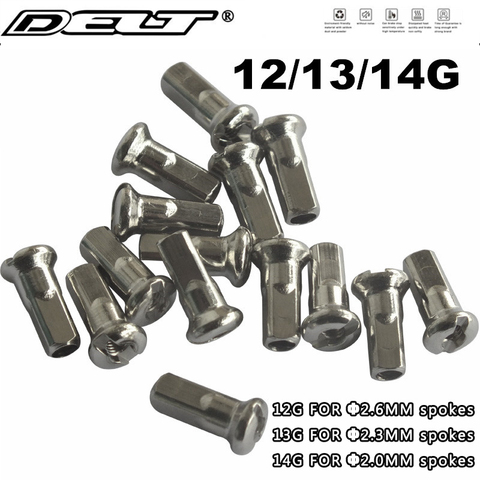 36/100 pcs MTB Mountain cycling bicycle Bike spoke Screw bolt nuts nipples CU Steel  Spokes 12/13/14G*2mm bike part Accessories ► Photo 1/4