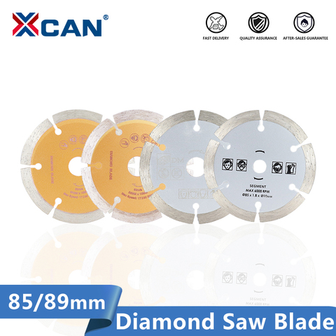 XCAN Diamond Saw Blade Diameter 85/89mm Dry-Cut Disc for Cutting Concrete Ceramic Brick Marble Stone Circular Saw Blade ► Photo 1/6