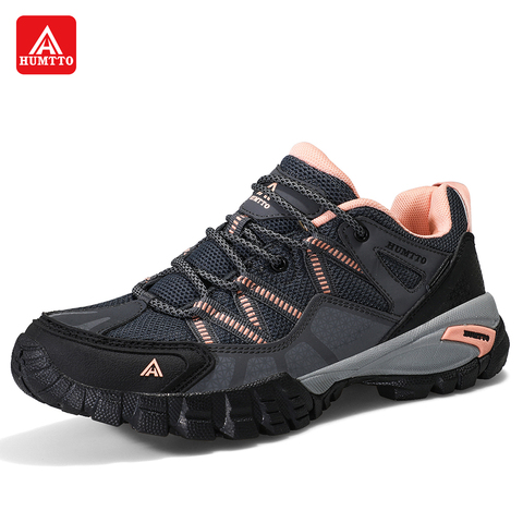 Humtto 2022 New Arrival Hiking Shoes Wear-resistant Outdoor Sports Women Shoes Lace-Up Womens Climbing Trekking Sneakers Summer ► Photo 1/6