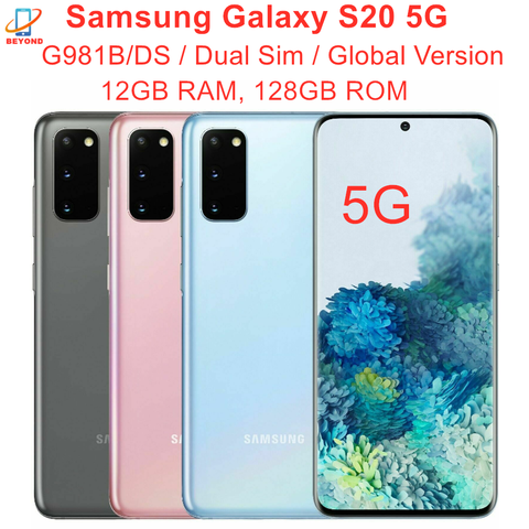 Samsung Galaxy S20 5G Duos G981B/DS Dual Sim Global Version 6.2