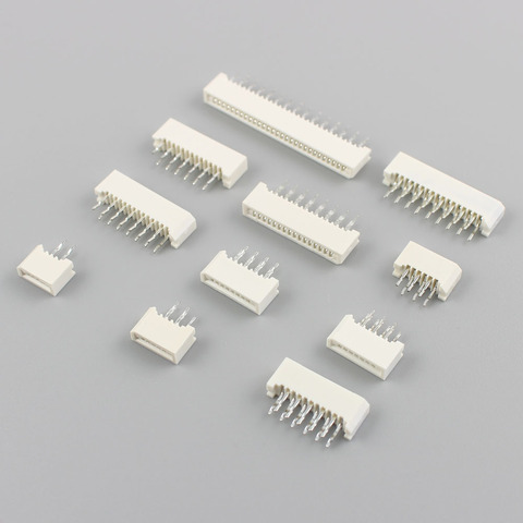 10Pcs FPC FFC 1mm 1.0mm Pitch 4 5 6 7 8 11 12 13 14 15 16 17 22 29 30 32 Pin Dual Contacts Straight DIP Ribbon Flat Connector ► Photo 1/6