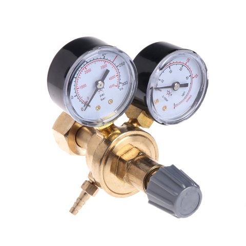 Argon CO2 Gauges Pressure Reducer Mig Flow Meter Control Valve Welding Regulator ► Photo 1/6