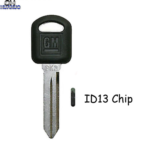 Transponder PK3 Key Ignition Uncut Blade with id13 chip For GM For Chevy For Buick Mini Van ► Photo 1/1