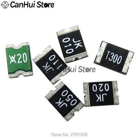 20PCS 1812 0.05A 0.1A/0.2A/0.5A/0.75A/1.1A/1.5A/1.6A/2A/2.6A/3A/3.5A SMD Resettable Fuse PPTC PolySwitch Self-Recovery Fuse ► Photo 1/1