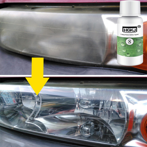 HGKJ-8-20ml Car Headlight Refurbished Repair Liquid for opel astra peugeot 307 bmw e46 kia cerato nissan teana seat ibiza ► Photo 1/6