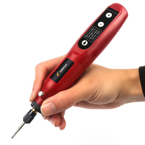 Cordless Engraving Pen USB Rechargeable Micro Engraver Electric Engraving  Tool.