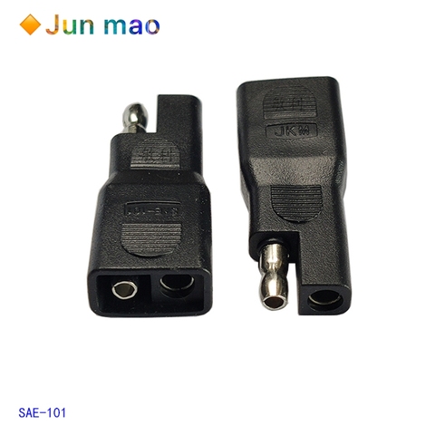 1pcs Solar cell SAE plug adapter automobile battery modified adapter SAE male to female connector ► Photo 1/5