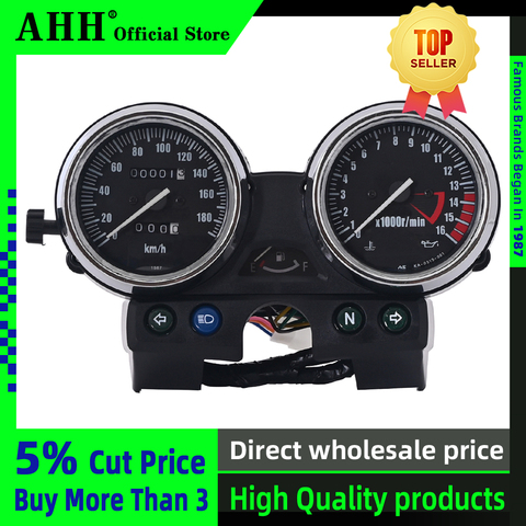 AHH instrument assembly gauges meter cluster speedometer odometer tachometer For KAWASAKI ZR250 Balius ZRX400 ZRX 750 1100 1200 ► Photo 1/6