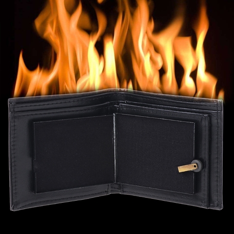 Flame Fire Wallet Magician Props Wallet Street Stage Show Profession Magic Trick ► Photo 1/6