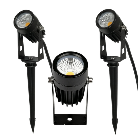 3W 5W LED COB Garden Lawn Lamp Outdoor LED Spike Light Waterproof Lighting Led Light Garden Path Spotlights AC110V 220V DC12V ► Photo 1/6