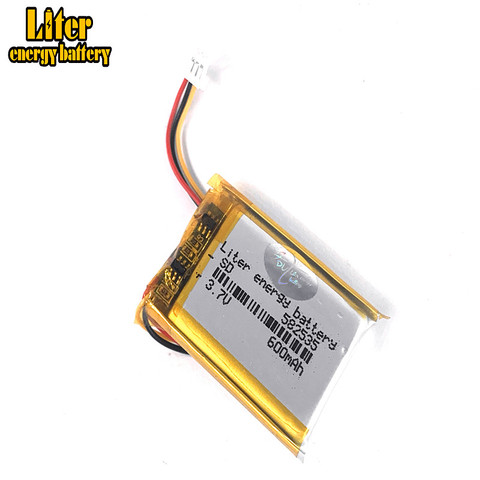 MODEL 582535 SP5 3.7V 600mAh Rechargeable Battery For tachograph papago F300 F200 F210 QStar A5 DVR 602535 parkcity 710 ► Photo 1/5