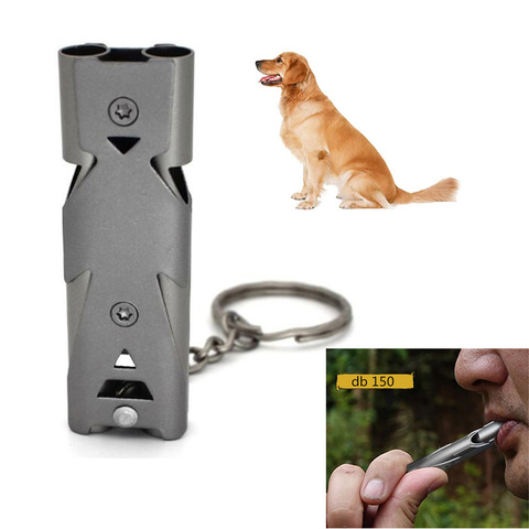 Pet Dog Training Whistle Two-tone Ultrasonic Flute German Shepherd Training Whistle Pet Supplies Dog Whistle ► Photo 1/6