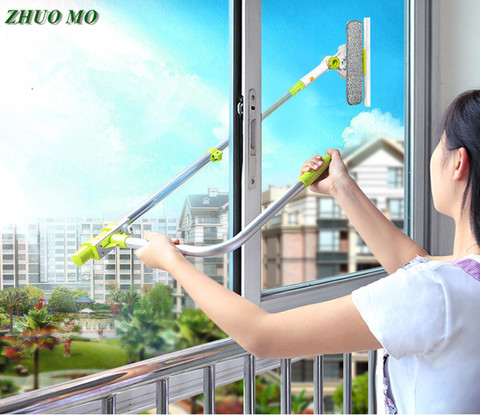 Hot Upgraded Telescopic High-rise Window Cleaning Glass Cleaner Brush For Washing Window Dust Brush Household cleaning tools ► Photo 1/6