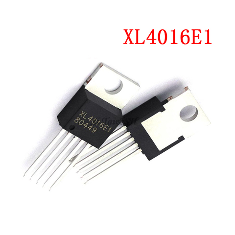 5pcs/lot XL4016E1 TO220-5 XL4016 TO220 4016E1  40V 8A chip step-down IC DC-DC ► Photo 1/1