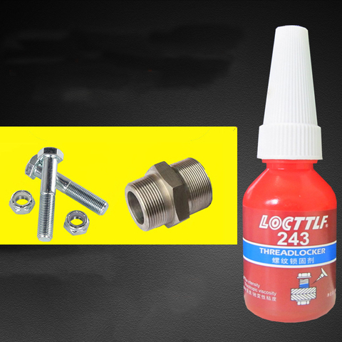 10ml 243 Screw Glue Thread Locking Fastening Agent Anaerobic Adhesive Glue Oil Resistance Fast Curing for M2~M12 Screws ► Photo 1/4